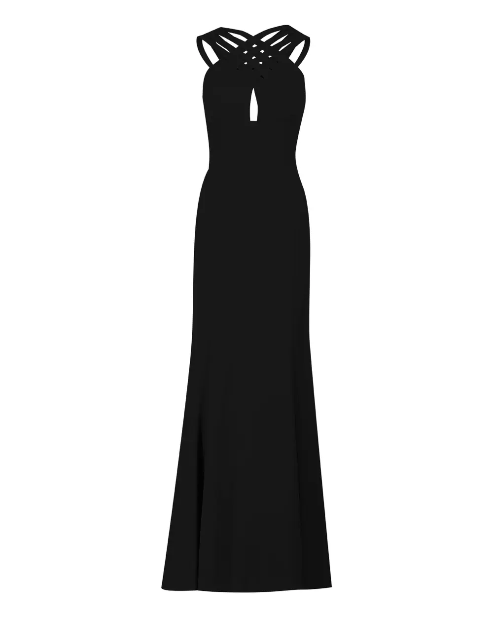 Slitted Pipe Evening Dress