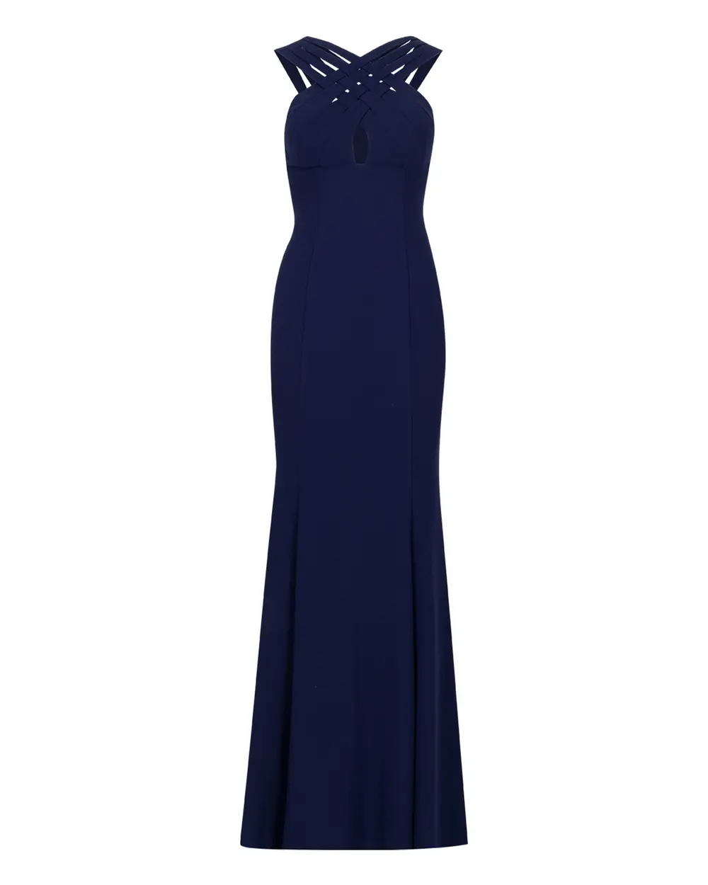 Slitted Pipe Evening Dress