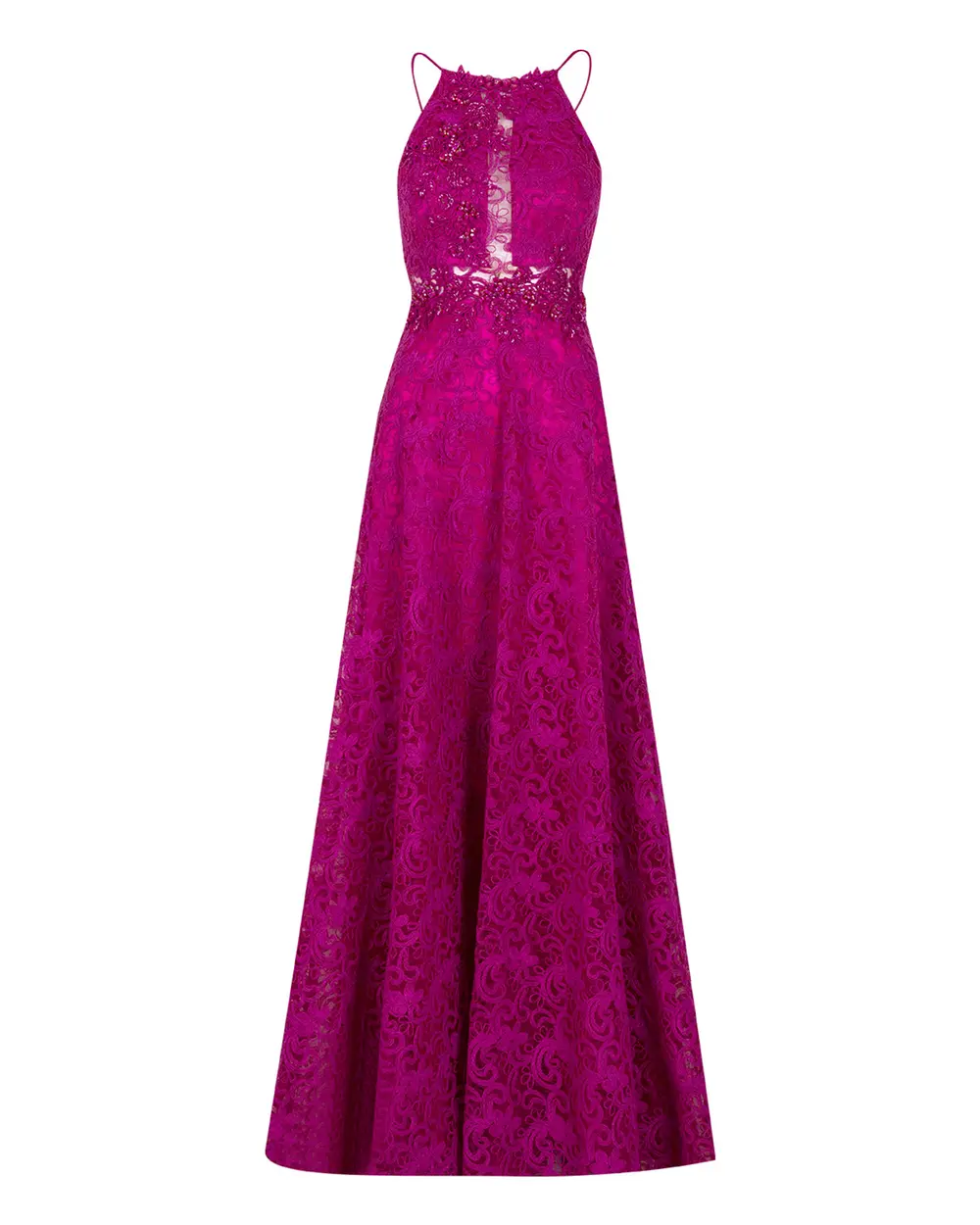 Bead Embroidered Evening Dress