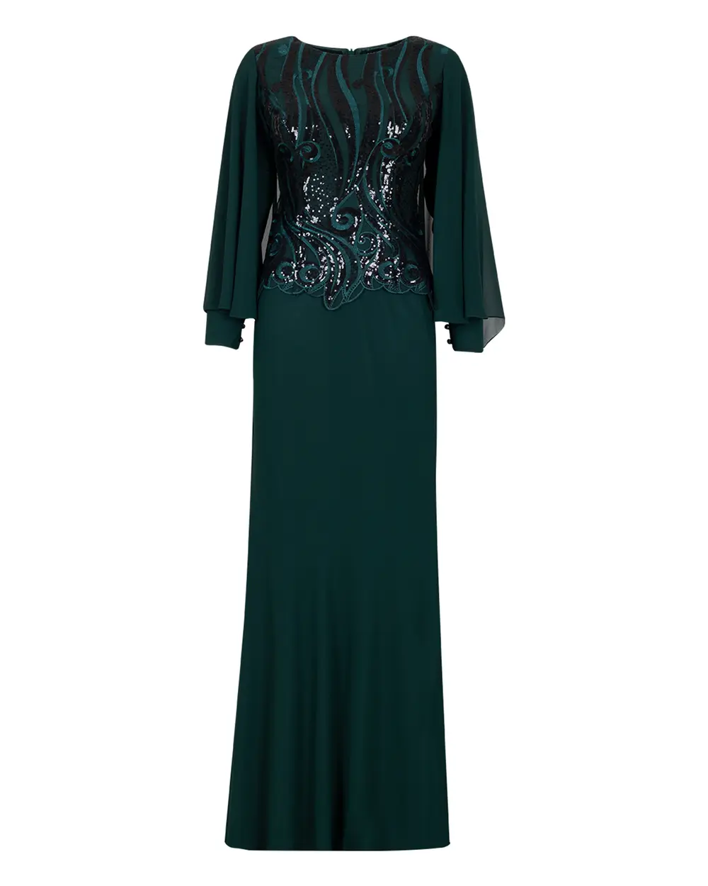Sequin Detailed Evening Dress