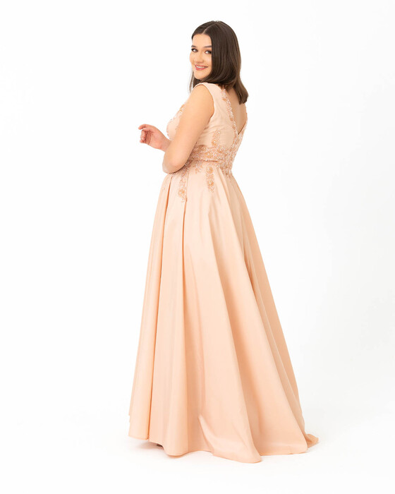 Plus size outlet taffeta dress