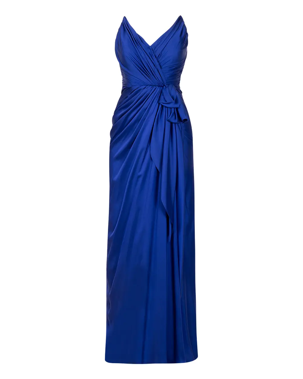  Plus Size Satin Look Evening Dress