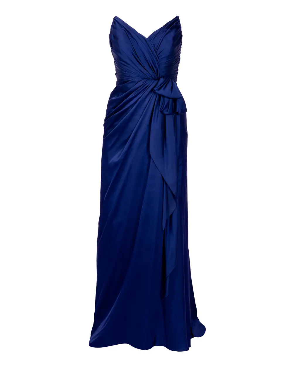  Plus Size Satin Look Evening Dress