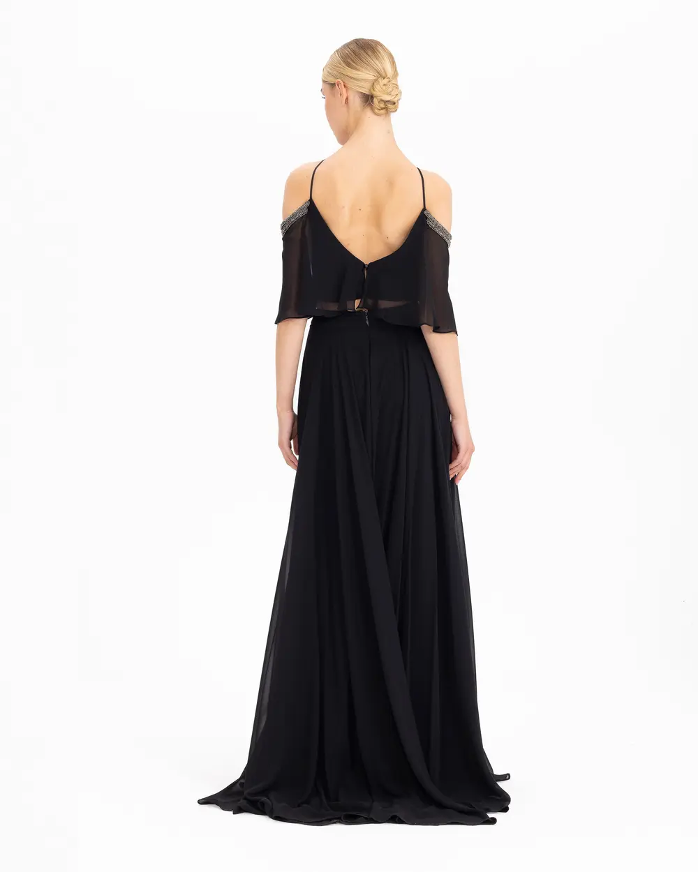 A-Line Chiffon Evening Dress