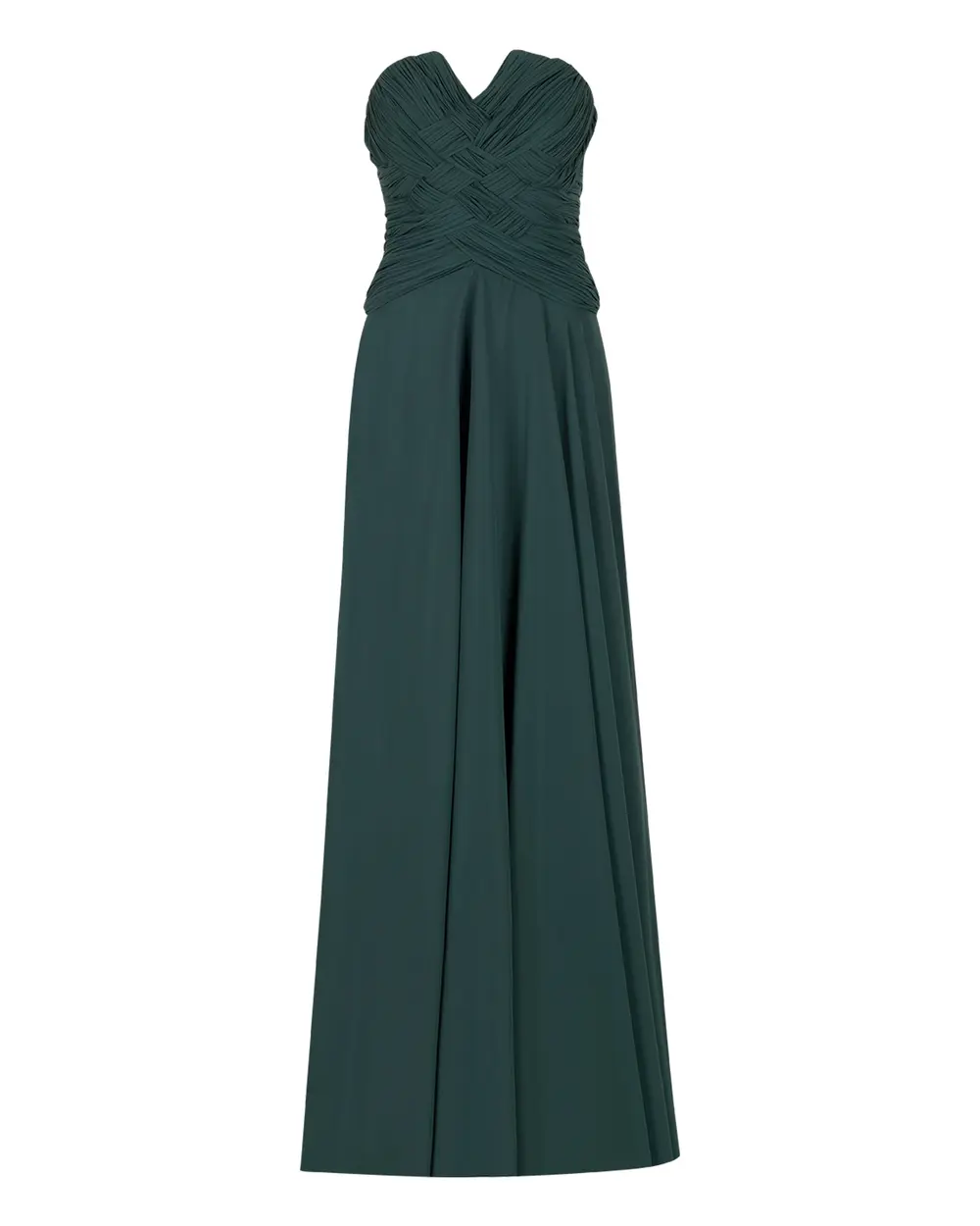 A Cut Heart Collar Chiffon Evening Dress