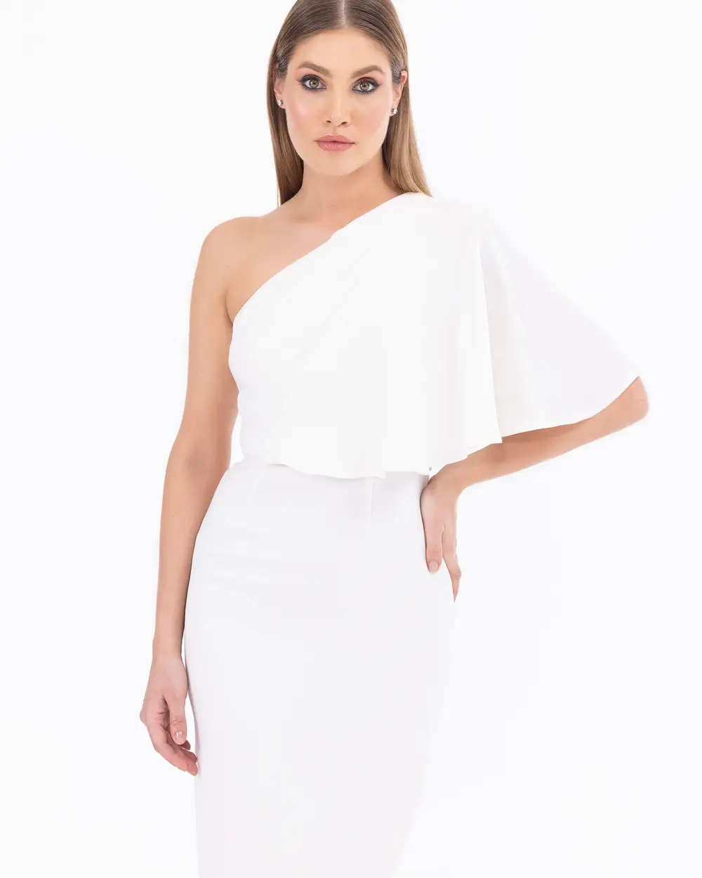 Nass boutique is a multi-brand boutique curating women's clothing and  accessoriesOFF SHOULDER SLIM CUT CREPE LONG DRESS