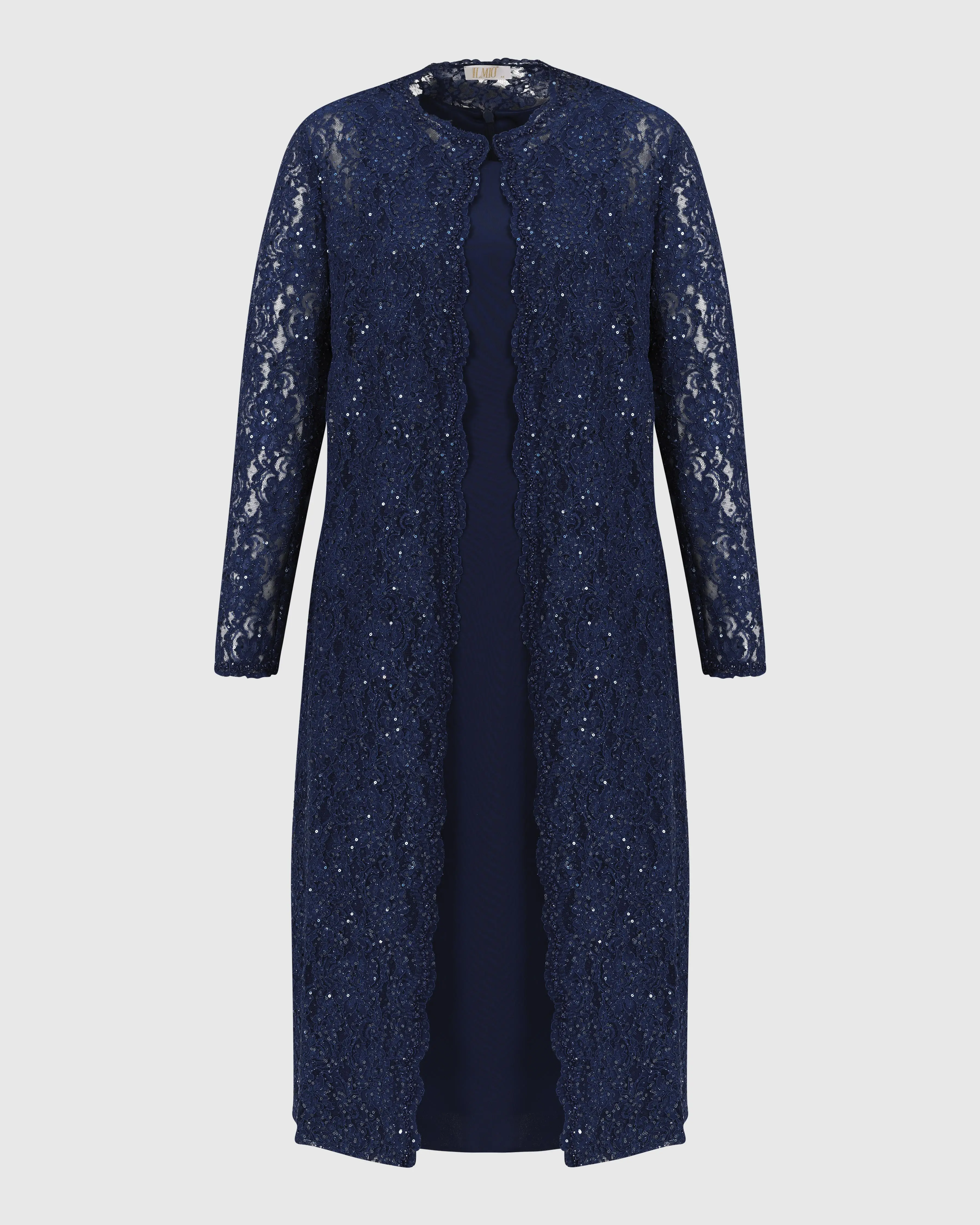 Plus Size Evening Dresses Jacket Set